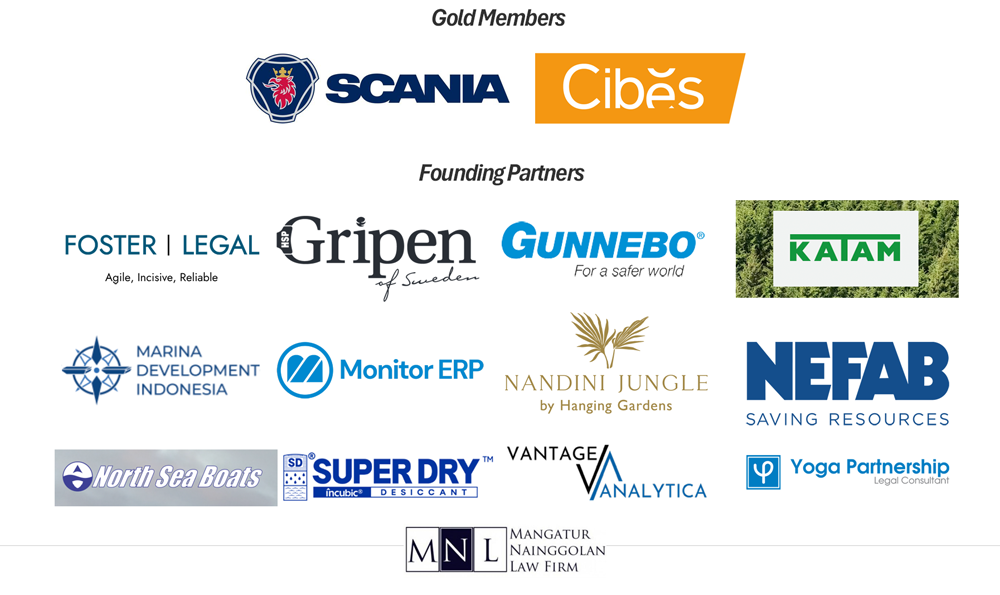 Prominent members of SwedCham Indonesia