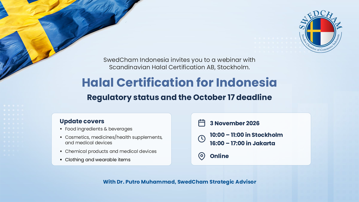 SwedCham Halal Webinar